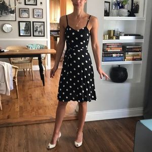 Reformation polka dot dress size 0